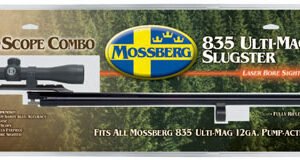 Mossberg 90835 Rifled Barrel w/Cantilever Scope Mount & 3-9X32 Scope, 12 Gauge, 24" Ported, 835 Ulti-Mag Slug